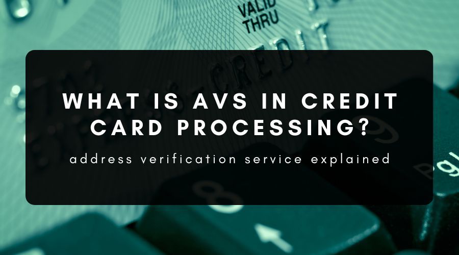 AVS credit card processing